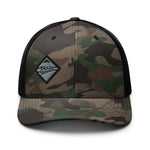 Camo Grey Diamond mesh back hat