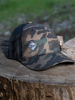 Camo Grey Diamond mesh back hat