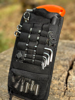 Tool organizer can be removed (velcro)