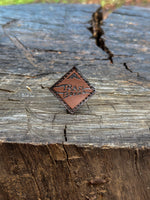 Trailbound Diamond Leather Velcro Patch