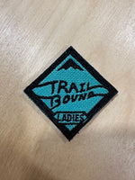 Trailbound Ladies Teal Diamond Velcro Patch