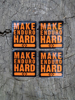 Make Enduro Hard Trailbound Sticker 4 pack