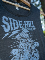 Side Hill or Die Ladies Muscle Tank